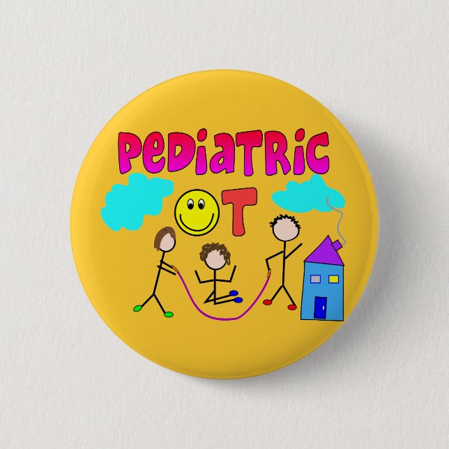 Paediatrics Occupational Therapist Gifts 6 Cm Round Badge (Front)