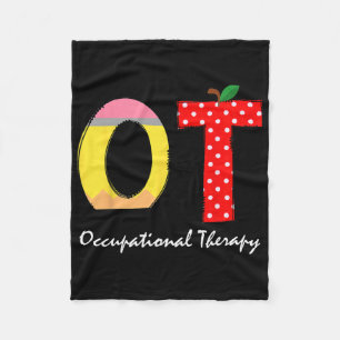 Paediatrics Occupational Therapy Back To School Ot Fleece Blanket