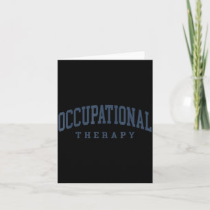 Paediatrics occupational therapy occupational card