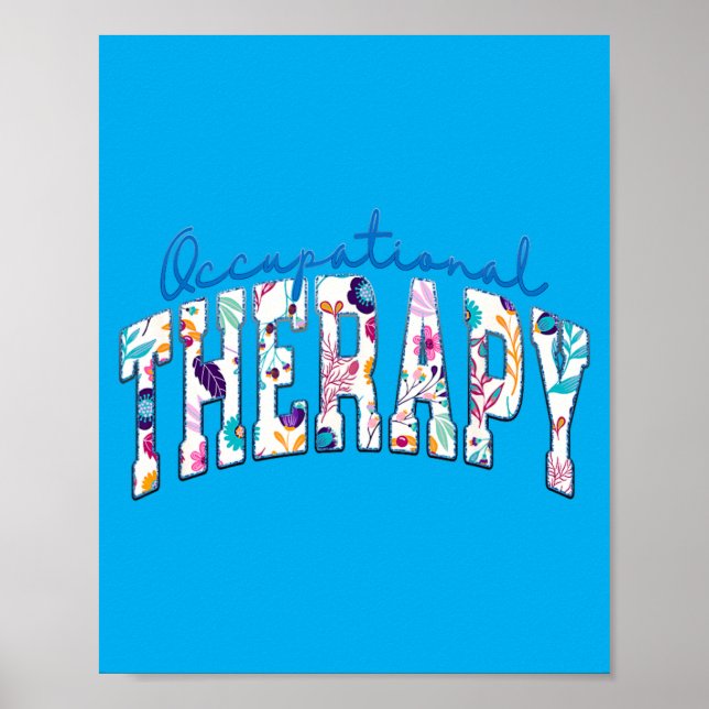 Paediatrics Occupational Therapy Occupational Poster (Front)