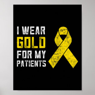 Paediatrics Oncology Nurse Gift Childhood Cancer A Poster