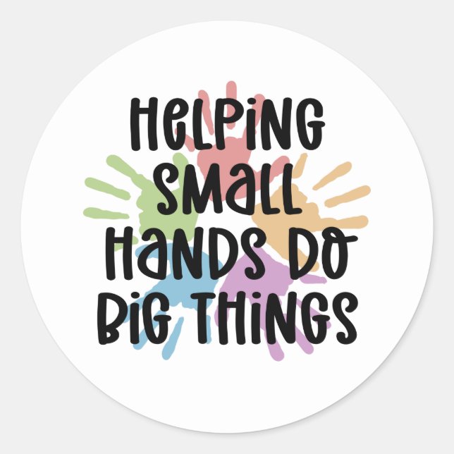 Paediatrics OT Occupational therapist OT Gifts Classic Round Sticker (Front)