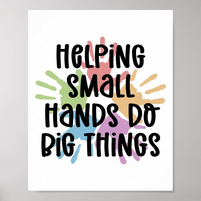 Paediatrics OT Occupational therapist OT Gifts Poster (Front)