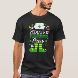 Paediatrics Patricks Nurse Crew St Patrick Day Lep T-Shirt