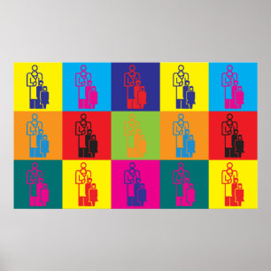Paediatrics Pop Art Poster