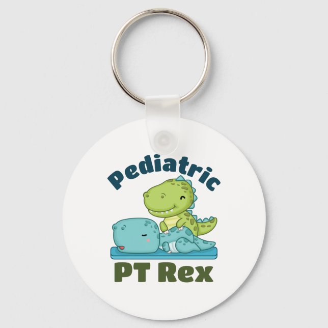 Paediatrics PT Rex Physical Therapy Therapist Key Ring (Front)