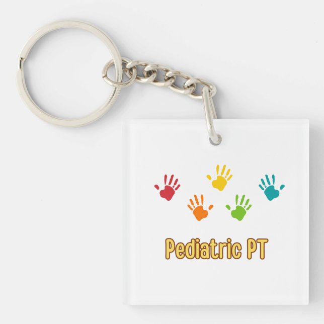 Paediatrics PT Shirt Key Ring (Front)