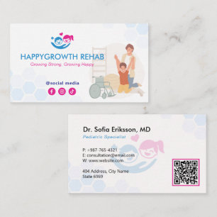 Paediatrics Rehab Business   Blue Medical Card
