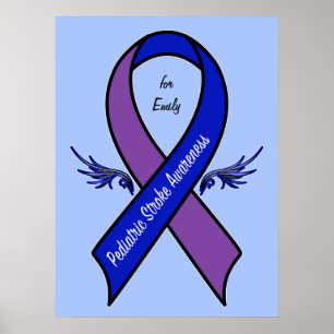 Paediatrics Stroke Awareness Name Customisable Poster