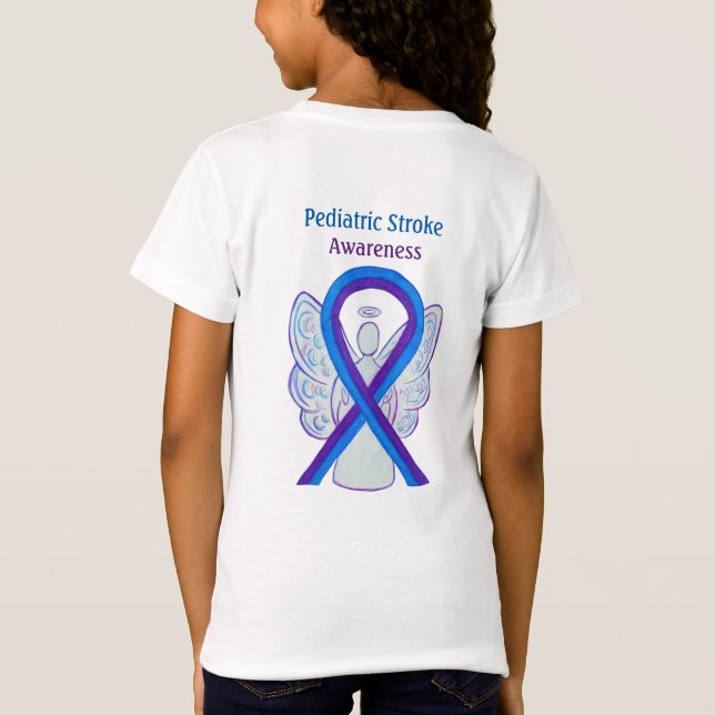 Paediatrics Stroke Awareness Ribbon Custom Shirts (Back)