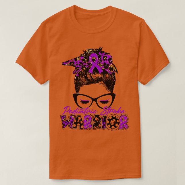 Paediatrics Stroke Awareness Warrior Women Glasse  T-Shirt (Design Front)