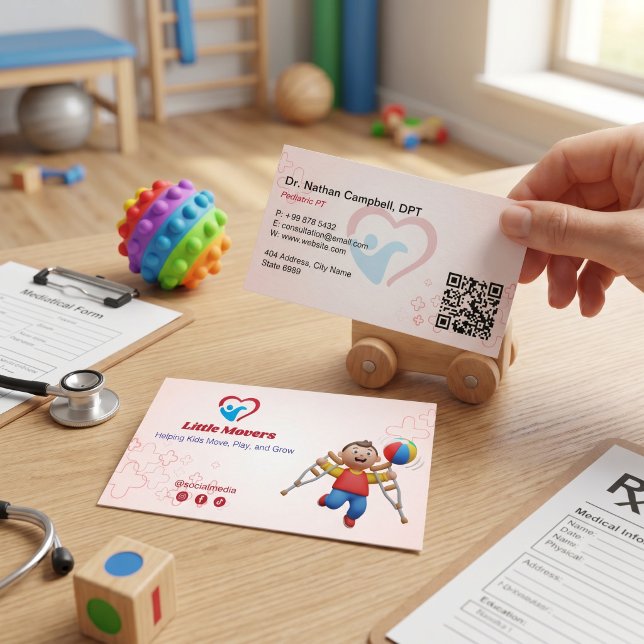 Paediatrics Therapy Business | Light Red Card (Creator Uploaded)