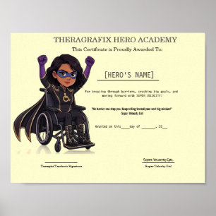 Paediatrics Therapy Speed & Coordination Award Poster