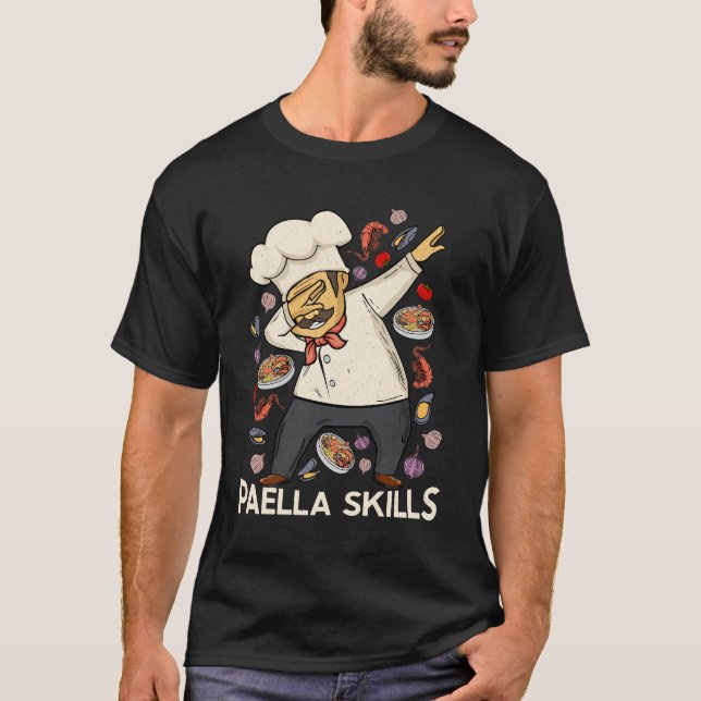 Paella Lover Men Spanish Chef Spanish Food Paella T-Shirt (Front)