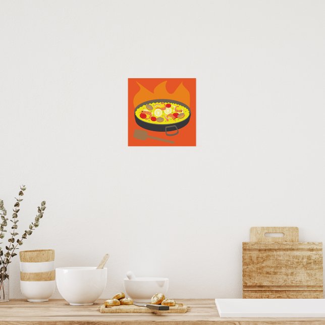 Paella Poster (Kitchen)