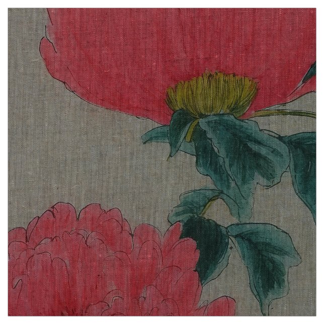 Paeonia Rosa Fabric (Swatch)