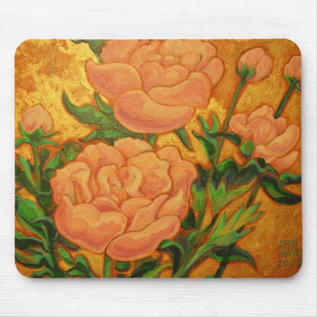 Paeony (Paeonia) Mousepad (Front)