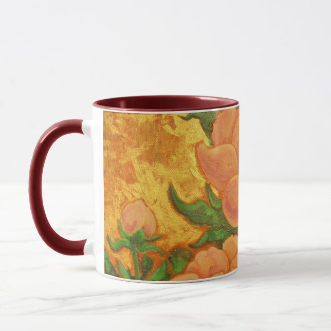 Paeony ~ (Paeonia) Mug (Left)