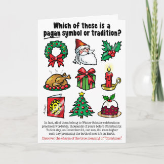 PAGAN CHRISTMAS HOLIDAY CARD