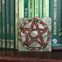 Pagan Druid Pentagram Art Nature Witch