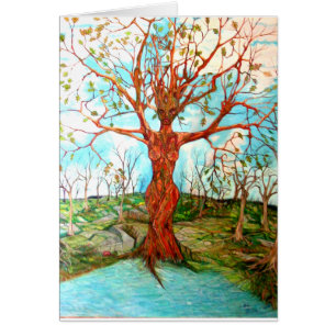 Pagan Dryad Tree Goddess Wiccan Nature Art