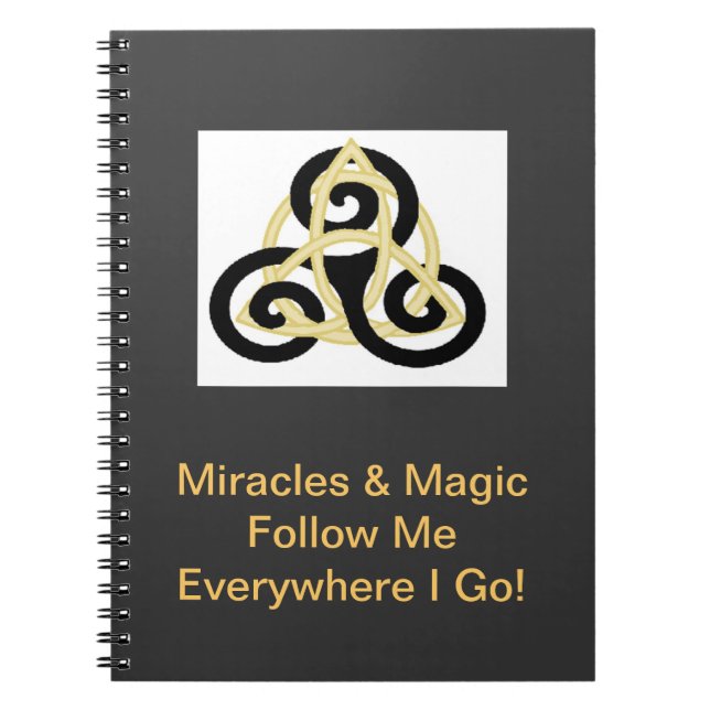 Pagan Grimoire Spiral Notebook (Front)