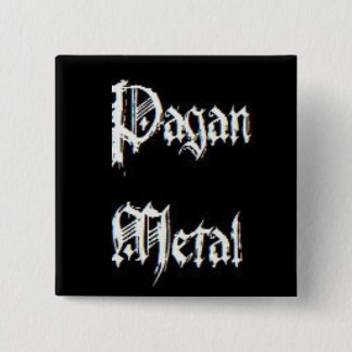Pagan Metal 15 Cm Square Badge