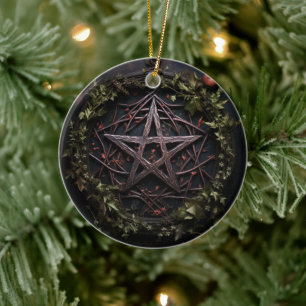 Pagan Pentagram Ornament