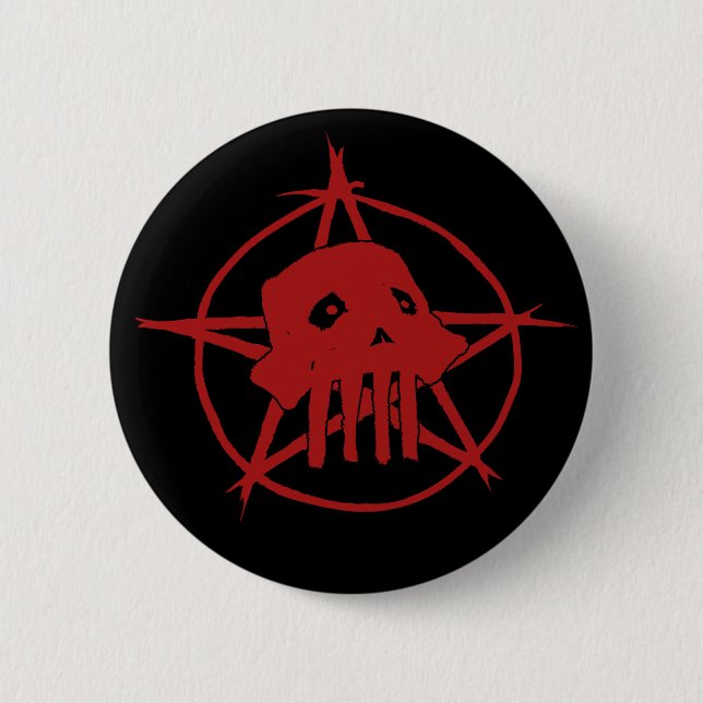 Pagan Skull Button (Front)
