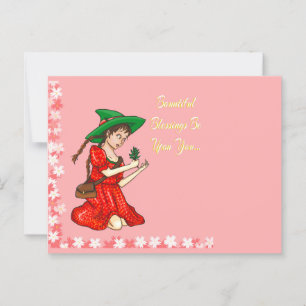 Pagan Spring Greetings Postcard