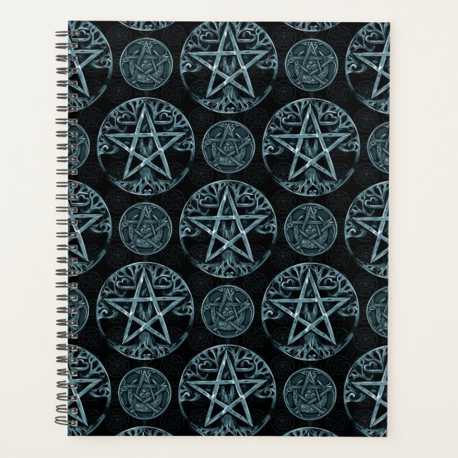 Pagan Symbols Wicca Planner (Front)