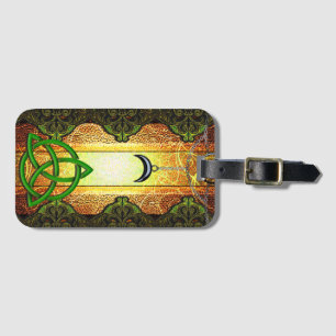 Pagan Tome Dark Magic Spells Wiccan & Witchcraft 1 Luggage Tag