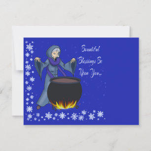 Pagan Winter Greetings  Postcard