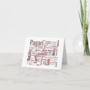 Pagan Words Card