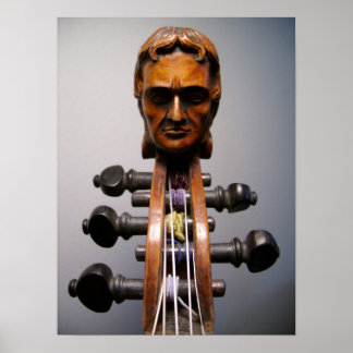 Paganini Scroll Photo - Customised Poster
