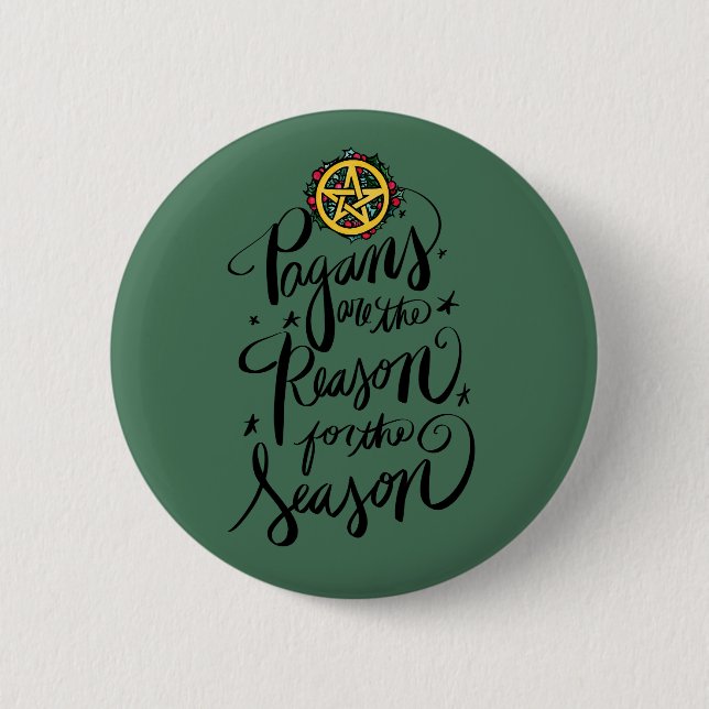 Pagans are the Reason for the Season               6 Cm Round Badge (Front)