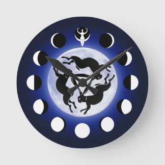 Pagan's Moon Goddess, Tinner's Rabbit Round Clock