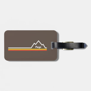 Page Arizona Luggage Tag