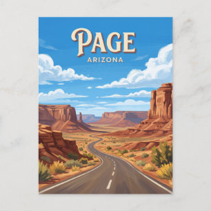 Page Arizona Postcard