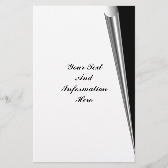 Page Curl Stationery (Front)
