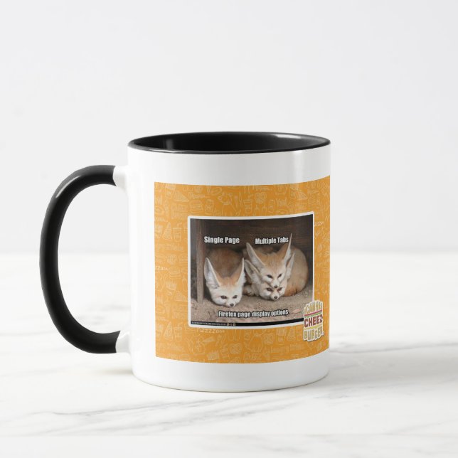 Page display options mug (Left)