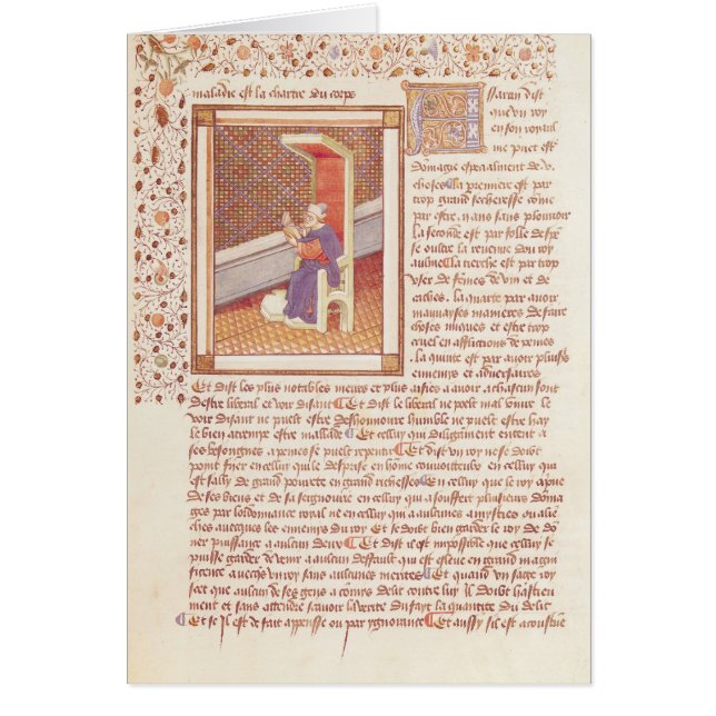 Page from 'Les Dits Moraux des Philosophes' (Front)