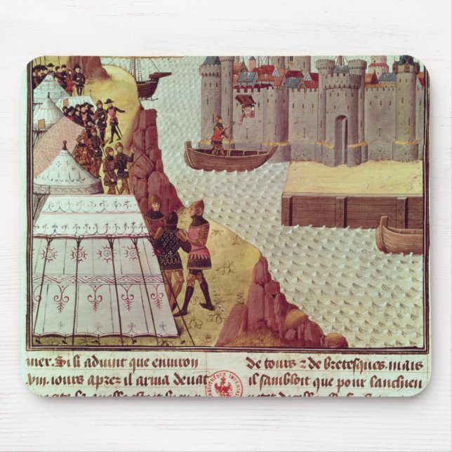 Page from the 'Histoire du Grand Alexandre' Mouse Pad (Front)