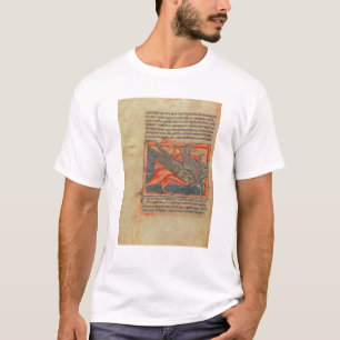 Page of text with an illustration of a griffin T-Shirt