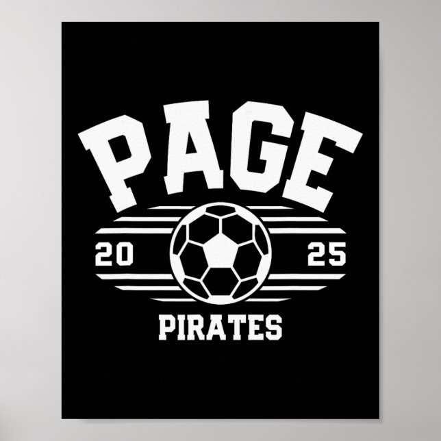Page Pirates Soccer Ll 2025  Poster (Front)