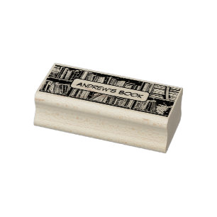 Page-Turning Personalisation: Custom Anime Library Rubber Stamp