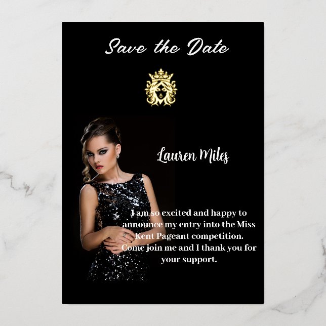 Pageant Announcement (Front)