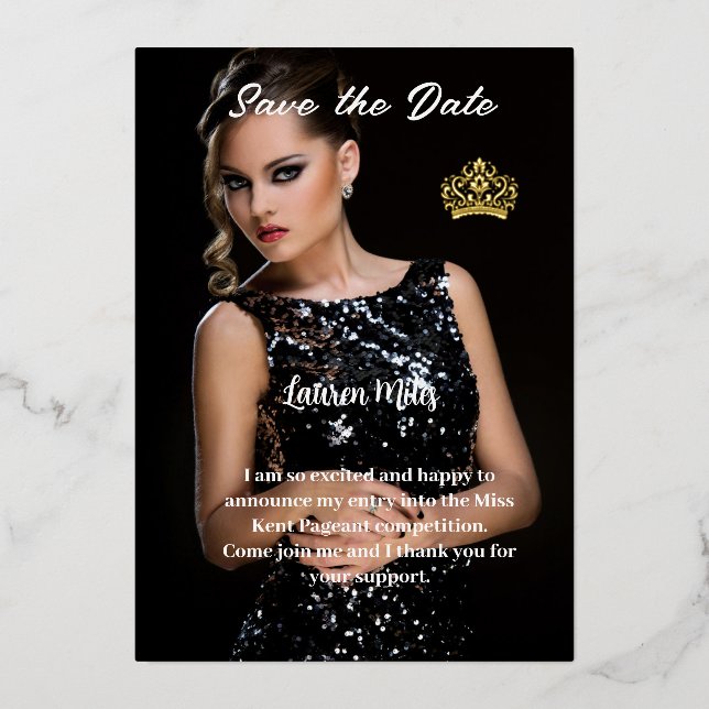 Pageant Announcement (Front)