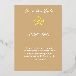 Pageant Announcement