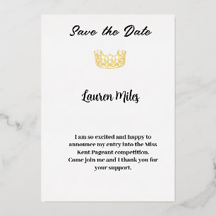 Pageant Announcement